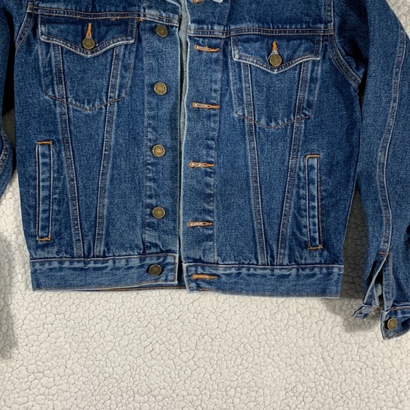 Vintage Kids 80s Style Denim Jean Jacket - Picture 2 of 4
